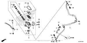 CMX300 Front Brake Master Cylinder (1)