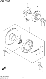 DR-Z70 Муфта стартера