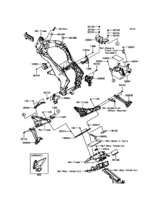ZR1000 Рама ,крепежные детали