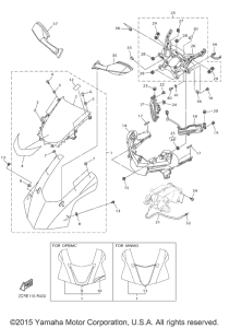 YZF-R1 Обтекатель 1
