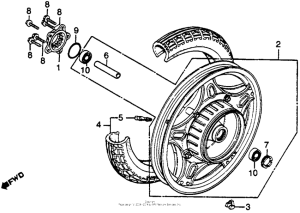 GL500I Переднее колесо