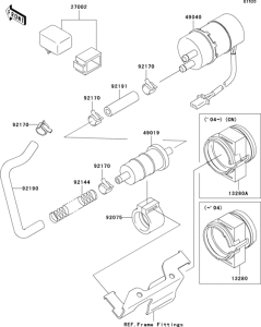 ZX600 Топливный насос