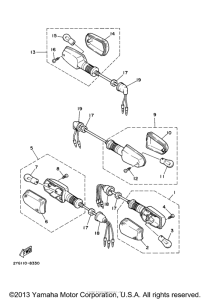 TW200W1 Поворотники