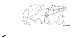 SZX50 Seat / luggage box