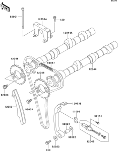 ZG1000 Распред вал