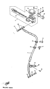 DT50R Главный тормозной цилиндр