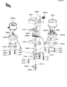 KZ440 Спидометр