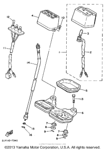 TW200D Приборы
