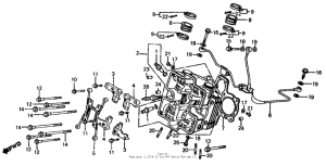 VF700S Передняя головка цилиндров