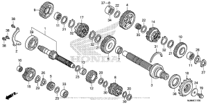 VFR800F Трансмиссия