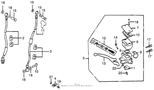 GL1100I Fr brake master cyl.