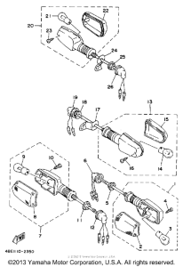 XT225DC Поворотники