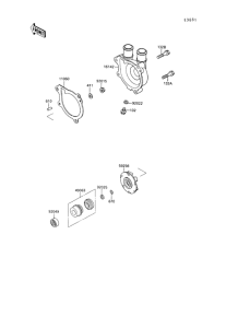 KL650 Водяной насос