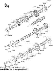 KL250 Трансмиссия