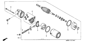 VTR1000F Стартер