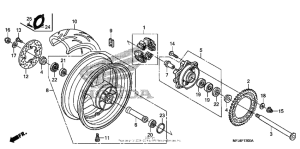CBR600RR (ABS) Переднее колесо