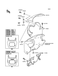 ZR400 カウリング
