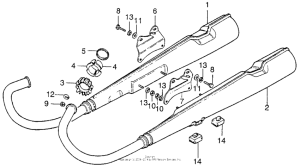 CB200T Глушитель