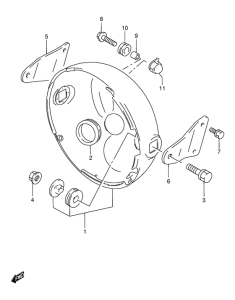 GS500 Фара головного света