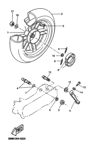 CW50 Переднее колесо