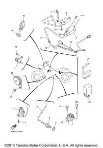 XVS1300CT Электрика