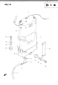 DR250 Аккумулятор