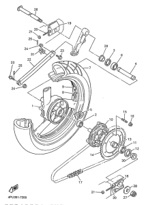 XJR1200 Переднее колесо