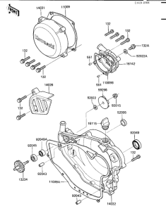  Engine covers / water pump