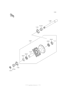  Переднее колесо
