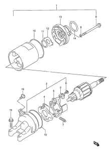 GSF400 Стартер