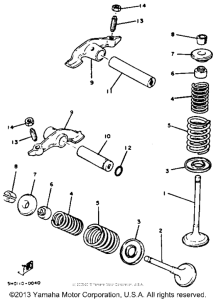XT125J Клапана