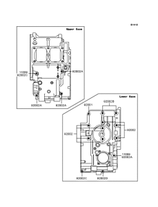 EX250 Болты крепления картера