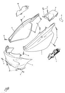 CW50RS Боковые обтекатели
