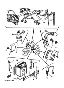 XTZ750 XTZ750B Equipo electrico