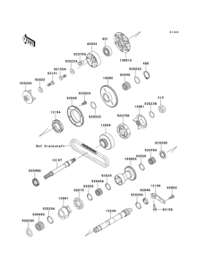 ZX1100 Валансирный вал