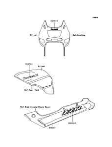 ZX400 Наклейки