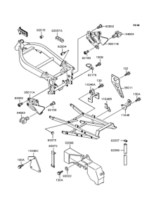 ZX400 バッテリーケース