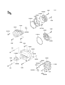 KZ1000 Крышки двигателя