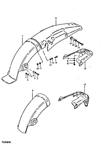 TS250 Заднее крыло