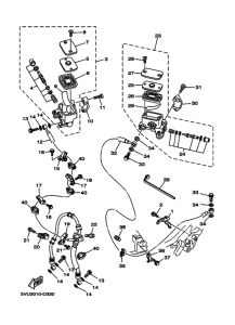 XP500 Передний тормозной цилиндр