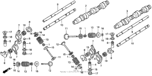 GL1500I Распределительный вал