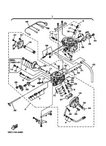 XVS650A Carburetor assy