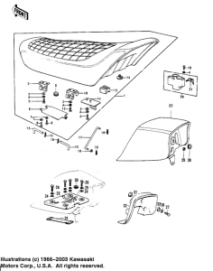 KH400 Seat / seat cover