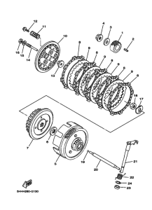 TTR125LE Бендикс