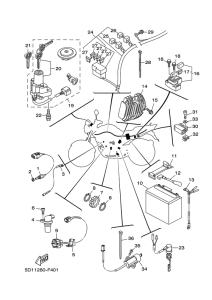 YBR250 Электрика 1