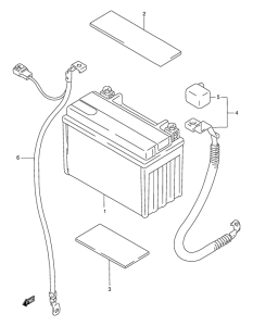 GSX750 Аккумулятор