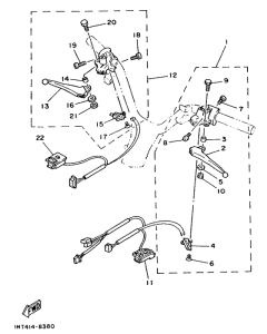 CT50S Handle switch. lever