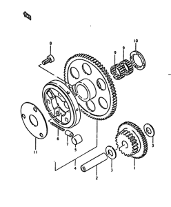 GS1000 Муфта стартера