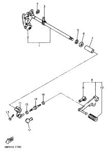 XJ600S Переключение скоростей