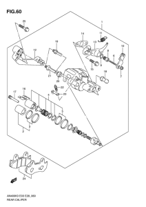 AN400 Задний суппорт